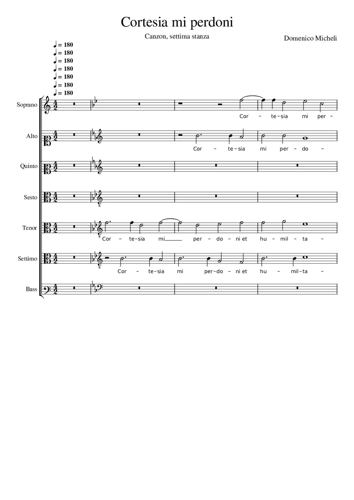 Cortesia mi perdoni - Page 1