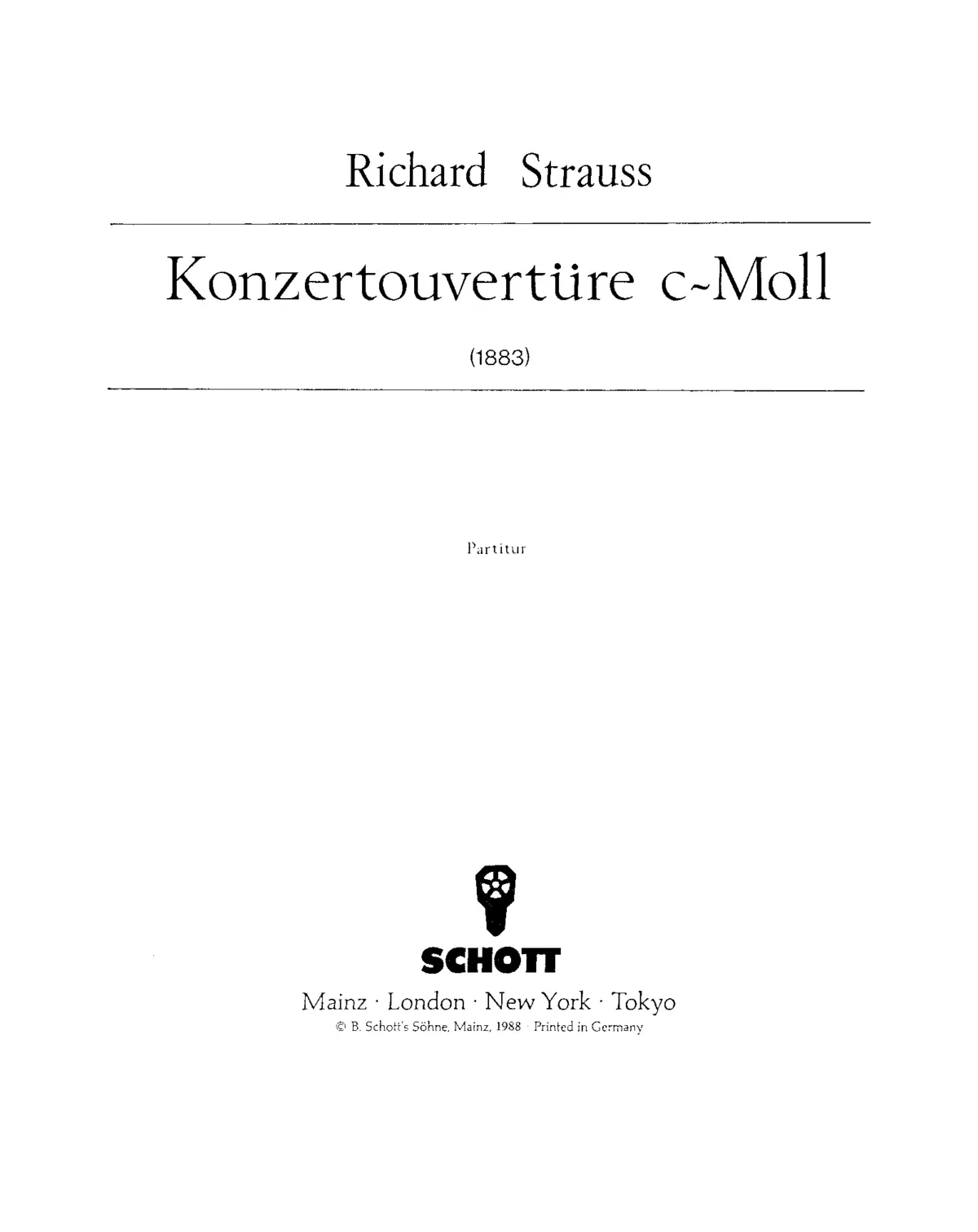Concert Overture in C minor - Page 1