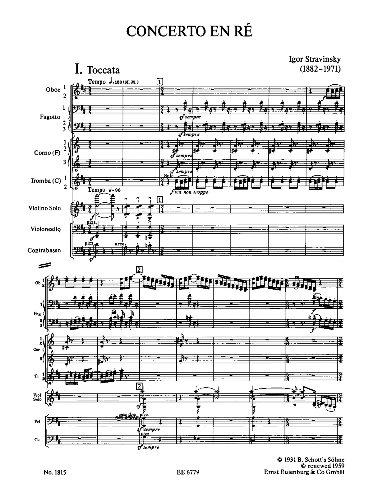 Violin Concerto - Page 1