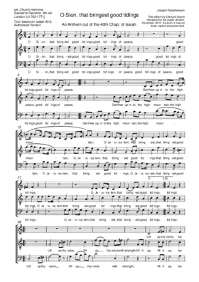 O Sion, that bringest good tidings