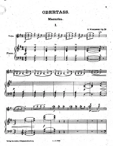Deux Mazurkas - Page 1