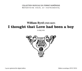 I Thought that Love