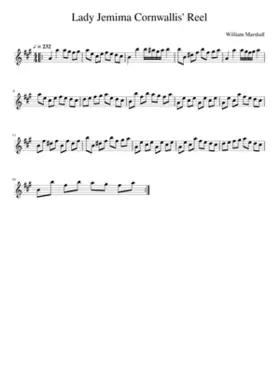 Lady Jemima Cornwallis' Reel
