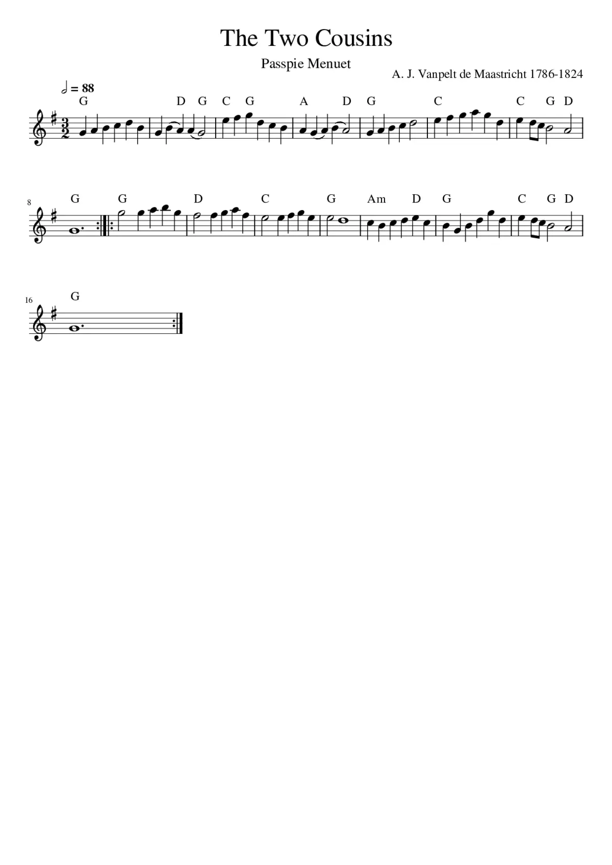 The Two Cousins - Page 1