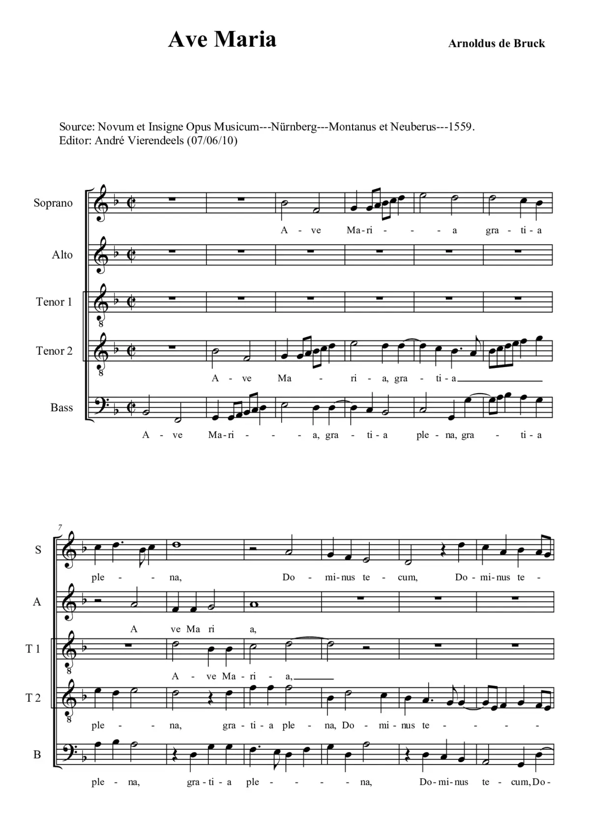 Ave Maria - Page 1