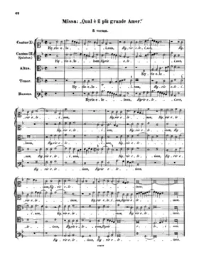 Missa Qual è il più grande amor
