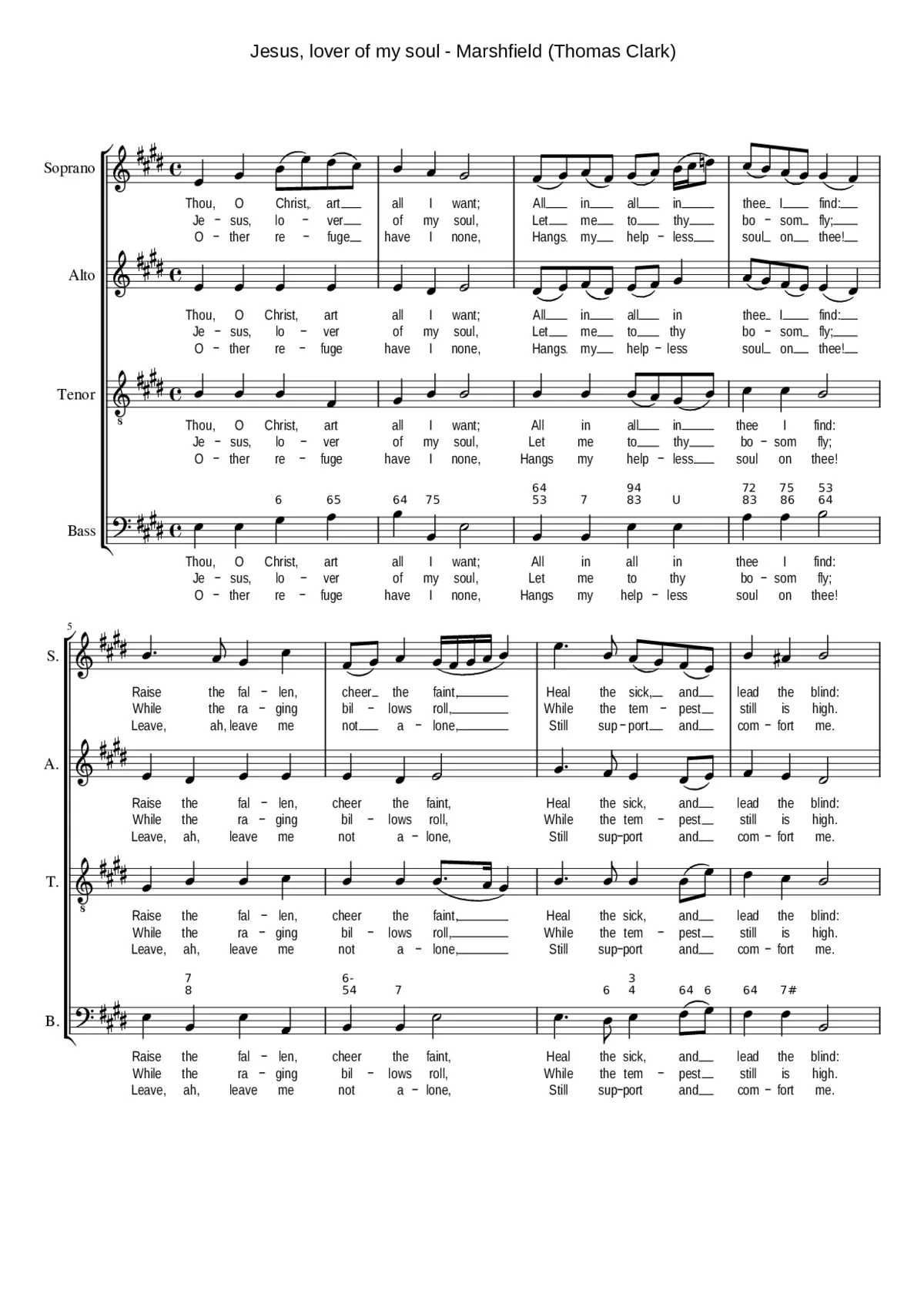 Jesus lover of my soul - Page 1