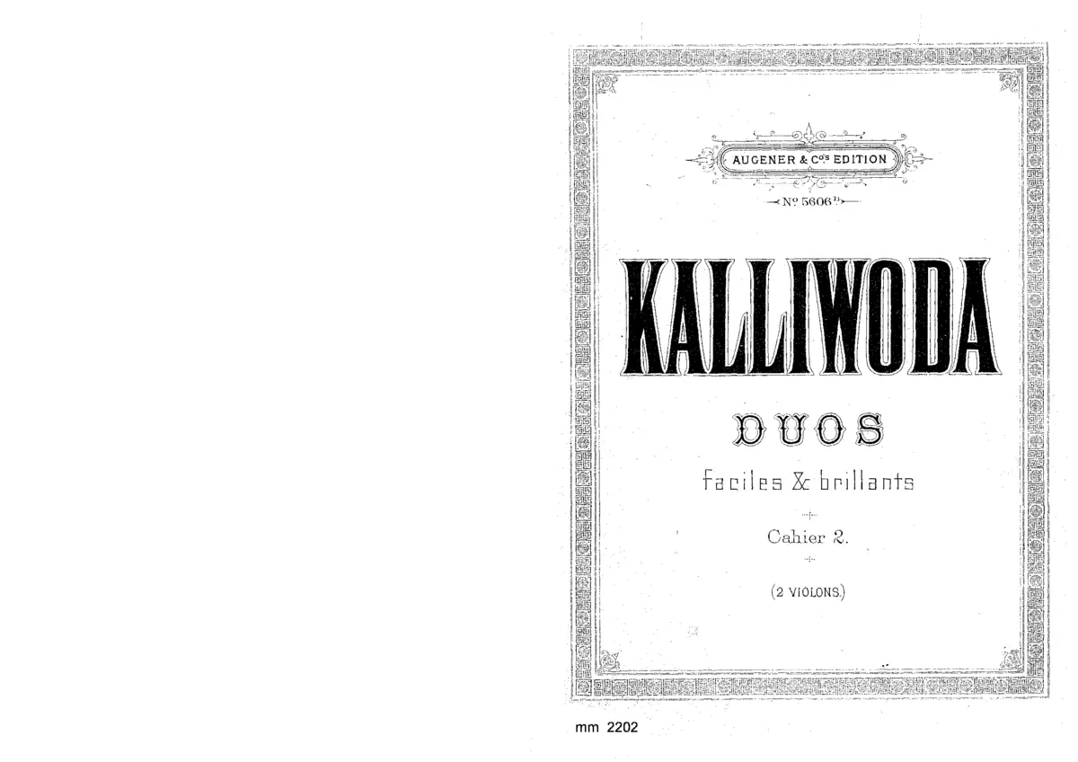 3 Duos faciles et brillants, Op.243 - Page 1
