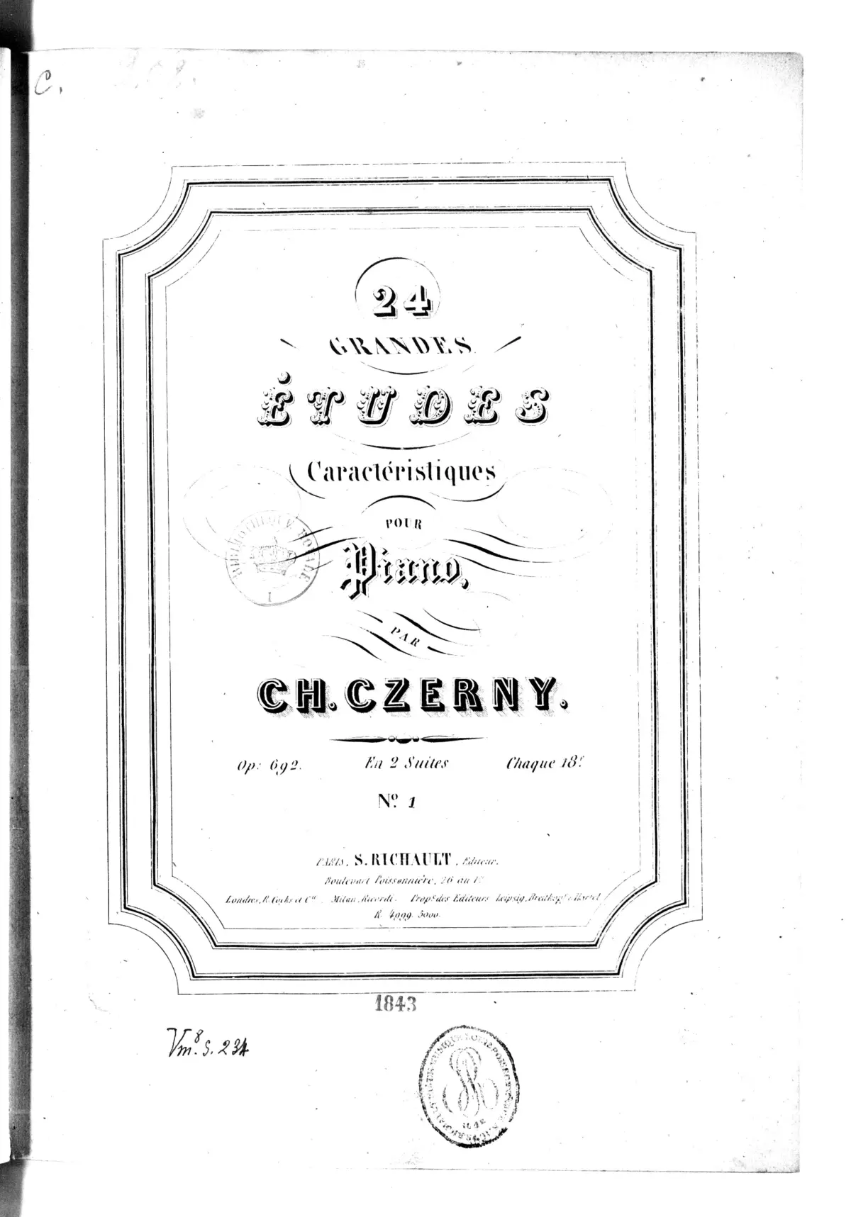 Grandes études caractéristiques (24) - Page 1