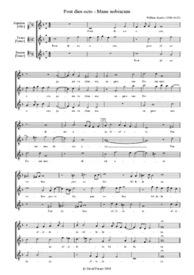 Post dies octo - Mane nobiscum