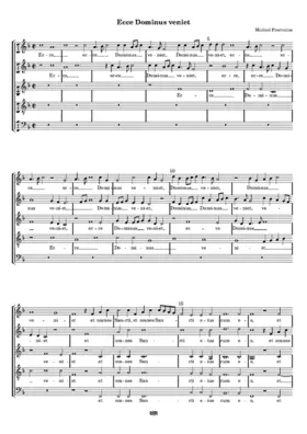 Ecce Dominus veniet (a 5)