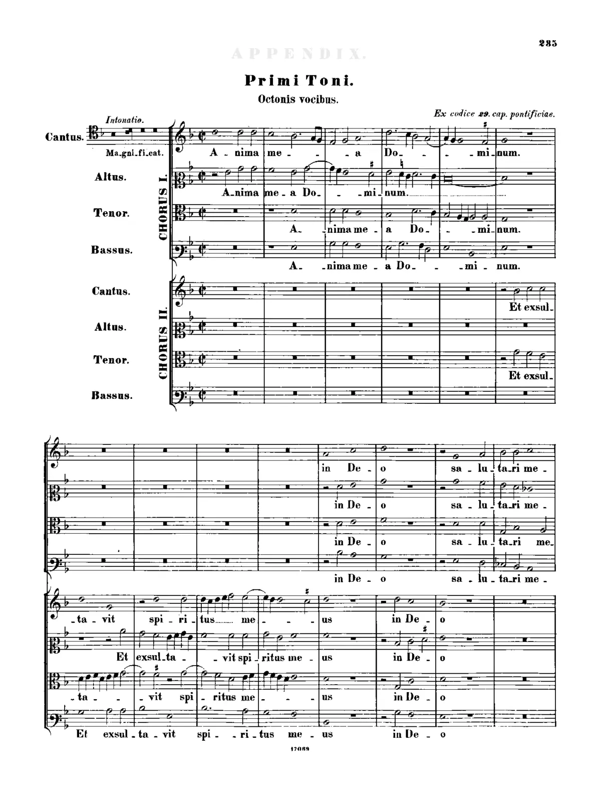 Magnificat primi toni - Page 1