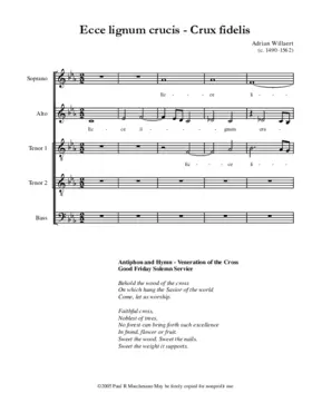 Ecce lignum crucis - Crux fidelis