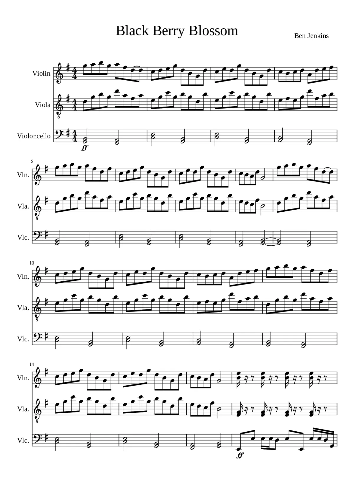blackberry blossom - Page 1