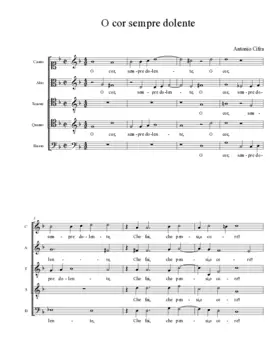 O cor sempre dolente