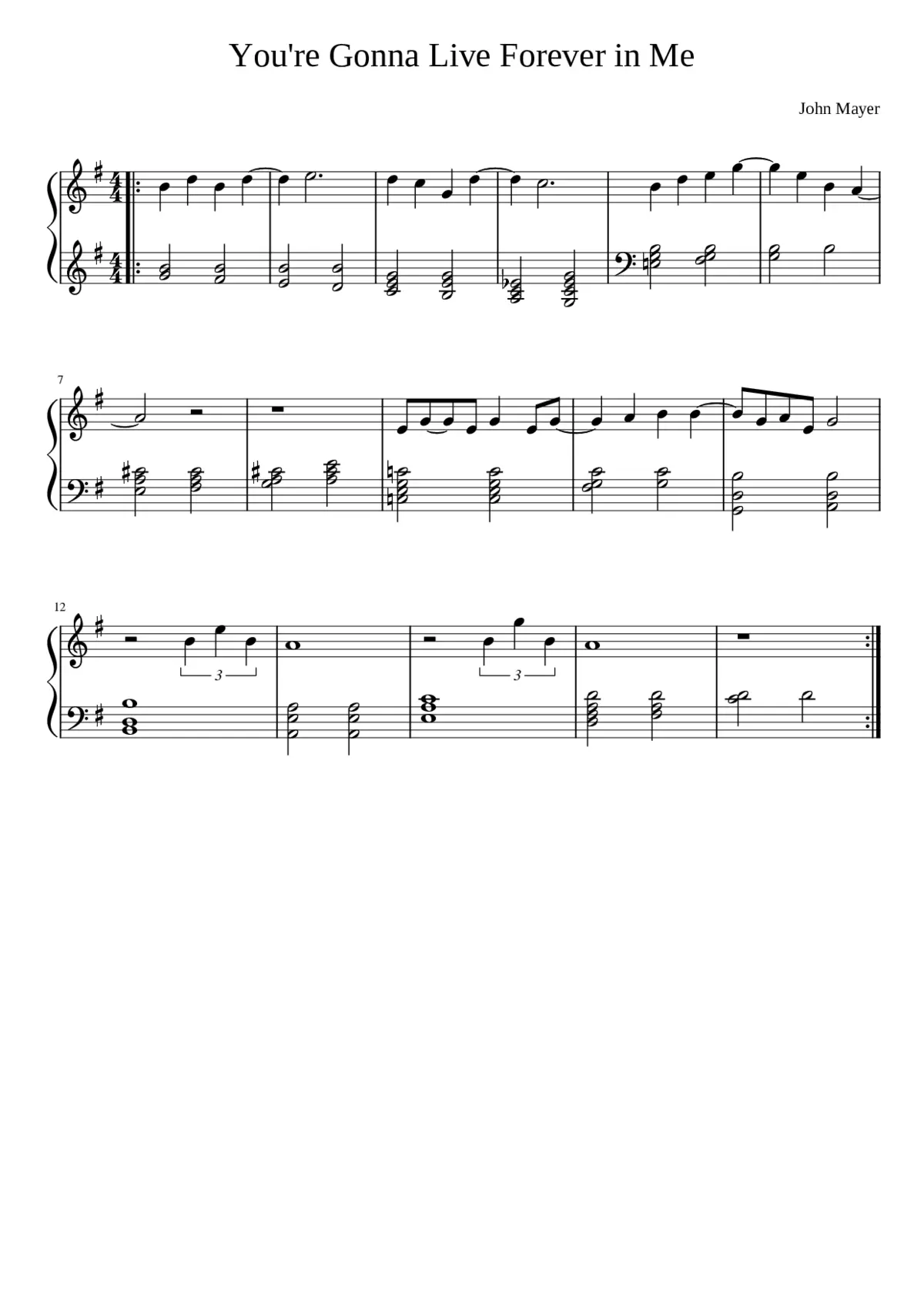 You're gonna live forever in me - Page 1