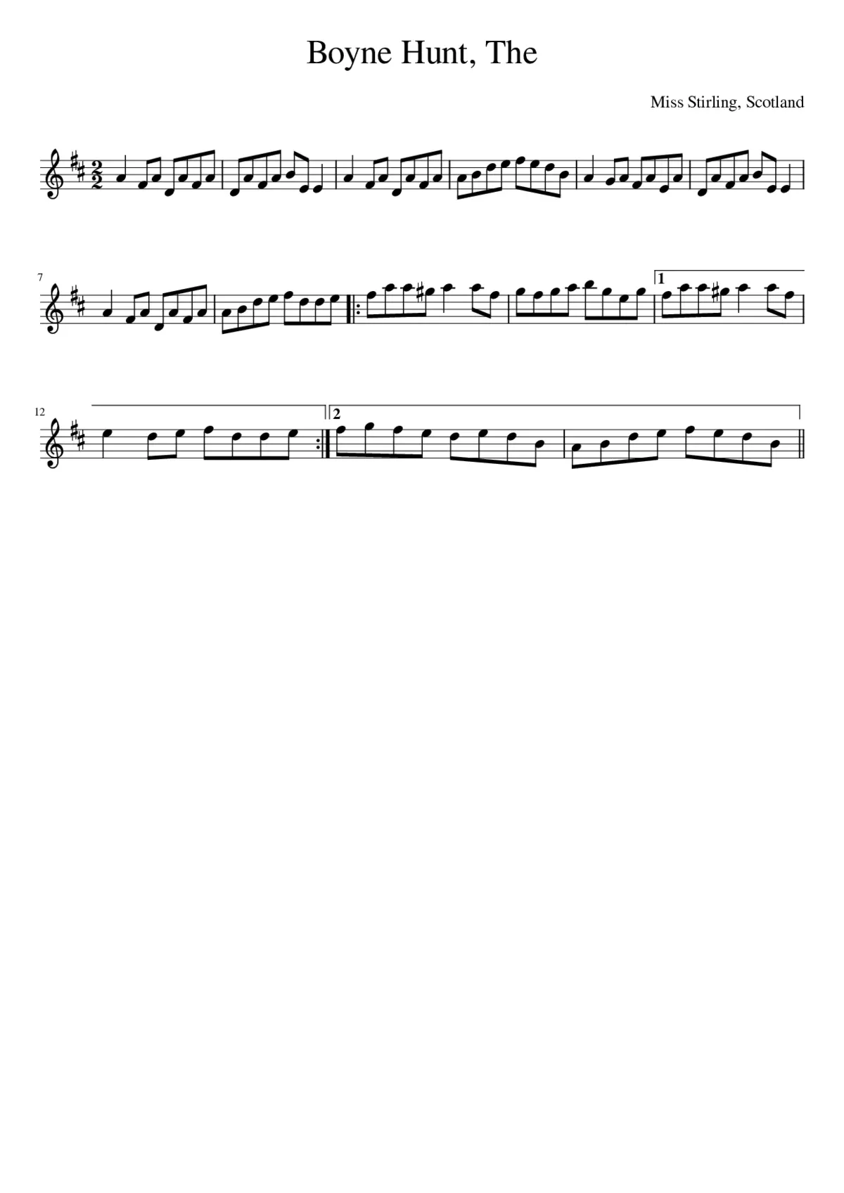 the Boyne Hunt - Page 1