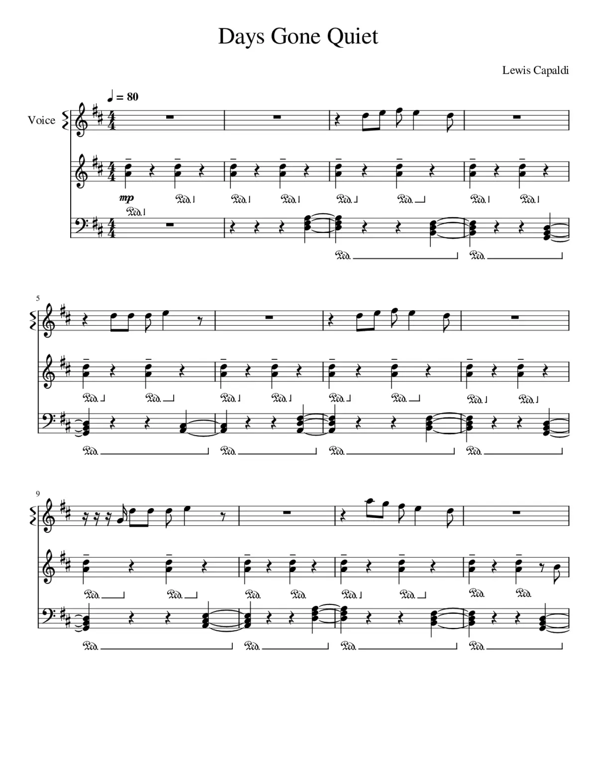 days gone quiet - Page 1