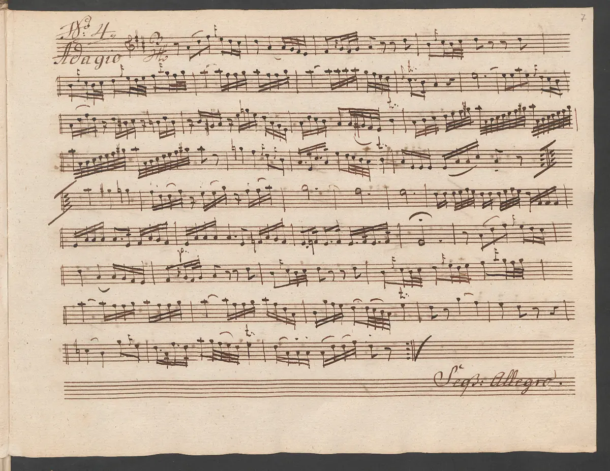 Baryton Trio in D major - Page 1