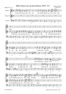 Habe deine Lust an dem Herren, SWV 311