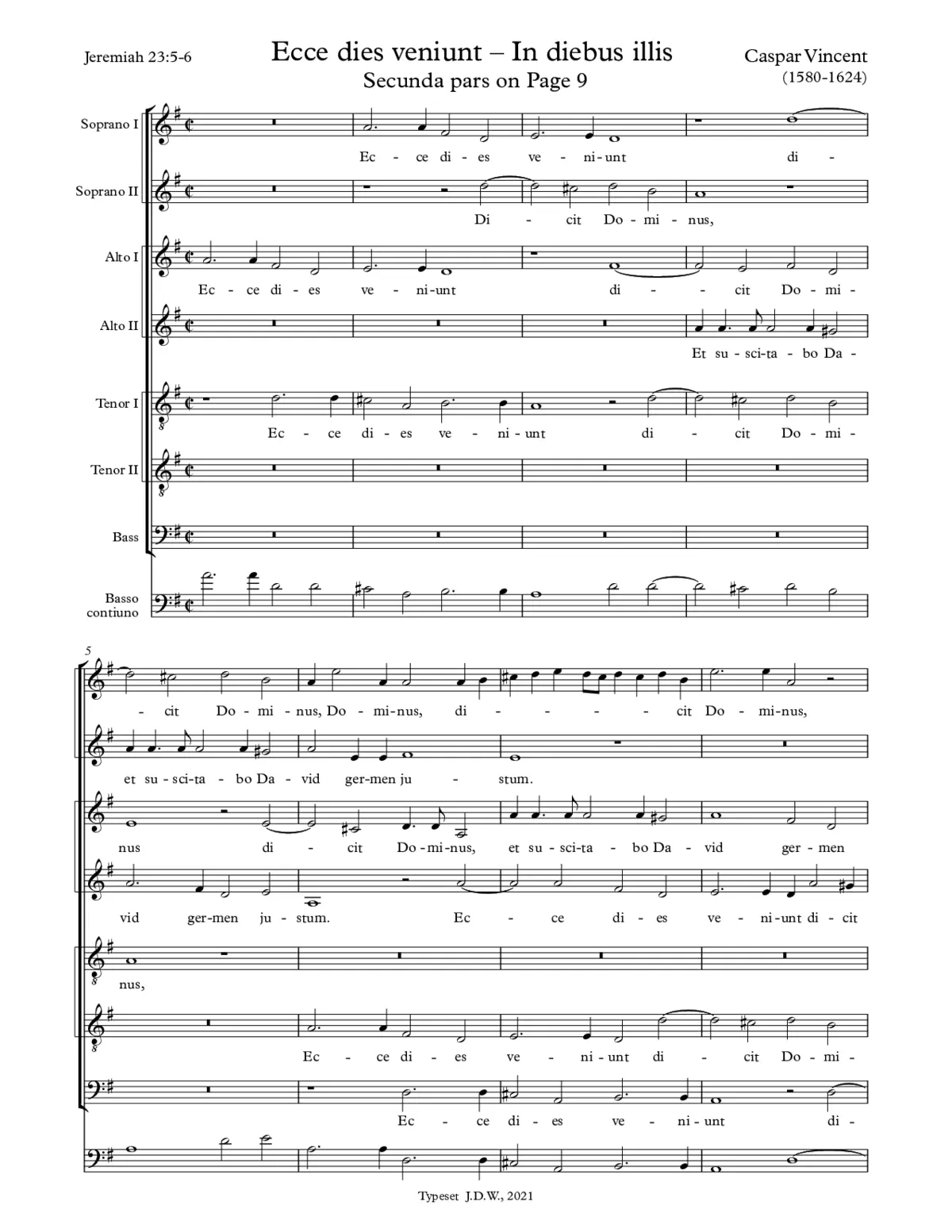 Ecce dies veniunt a 7 - Page 1