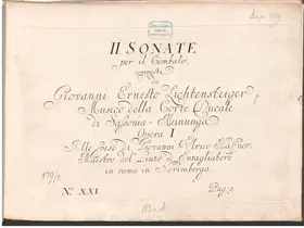 2 Harpsichord Sonatas