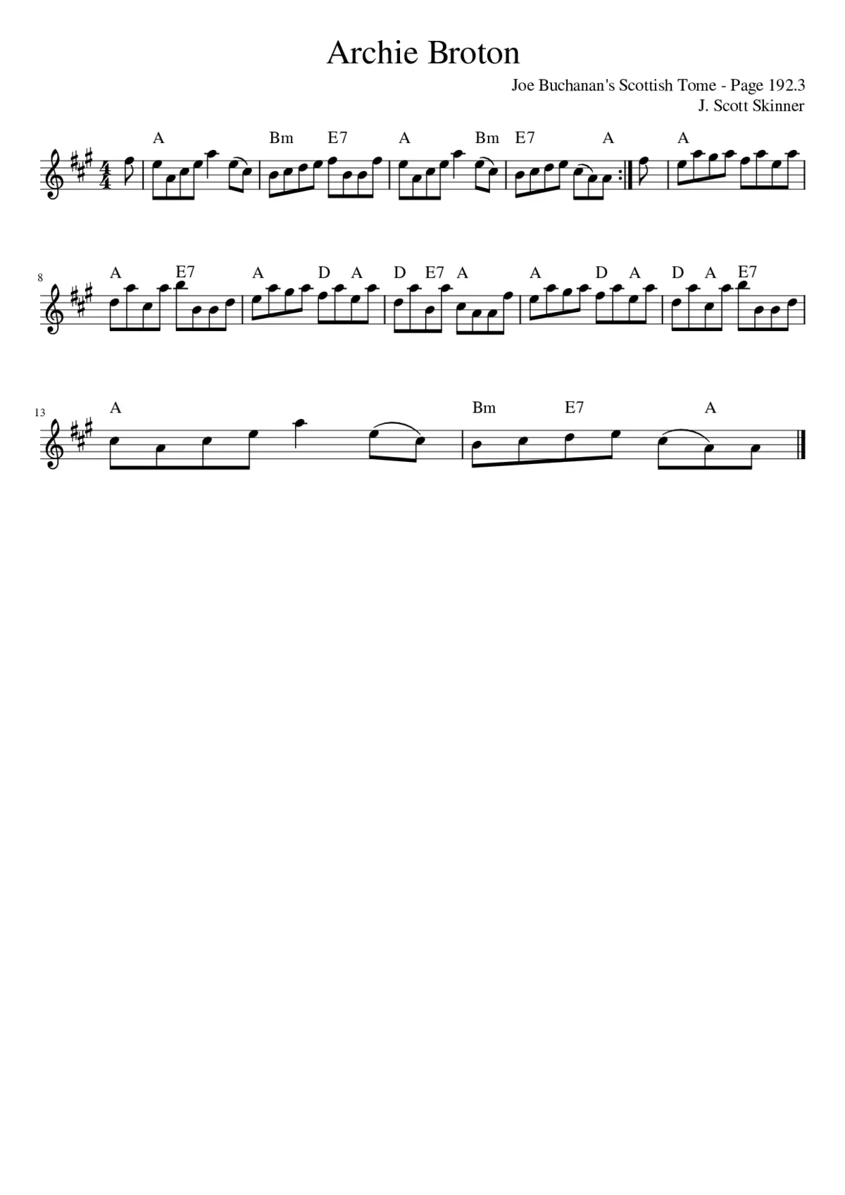 Archie Broton - Page 1