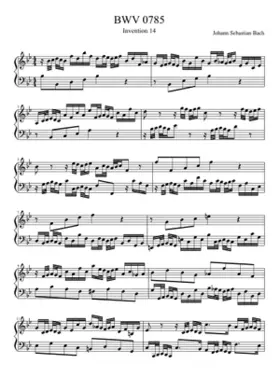 Invention in B-flat major BWV 785