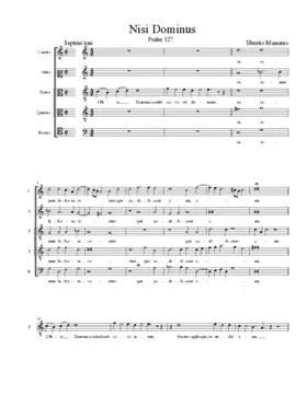 Nisi Dominus