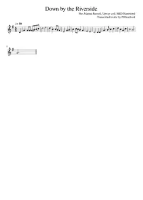 down by the riverside