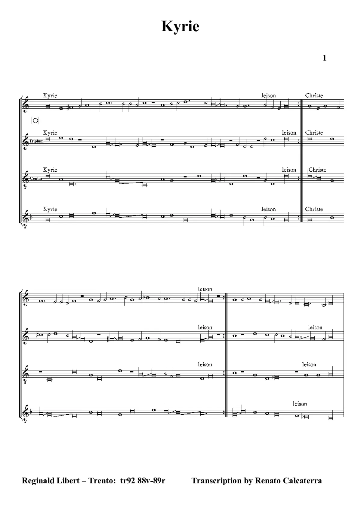 Kyrie - Page 1