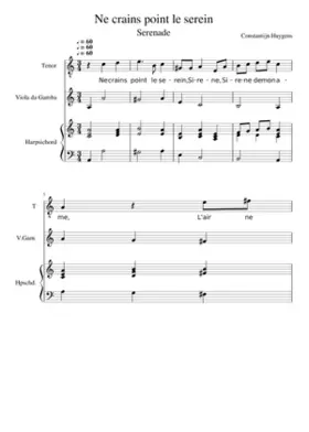 Ne crains point le serein