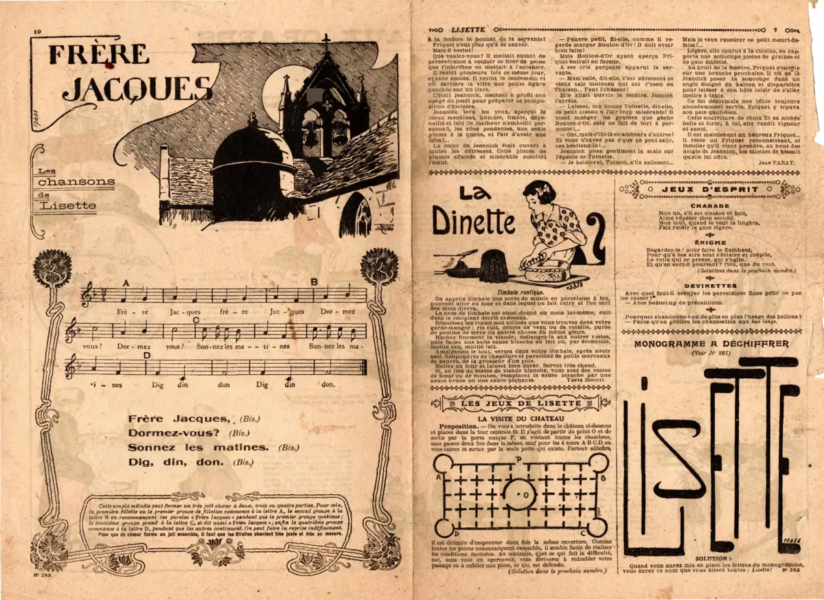 Frère Jacques - Page 1