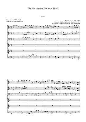 By the streams that ever flow