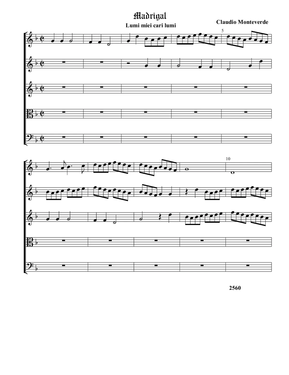 Lumi miei, cari lumi' - Page 1