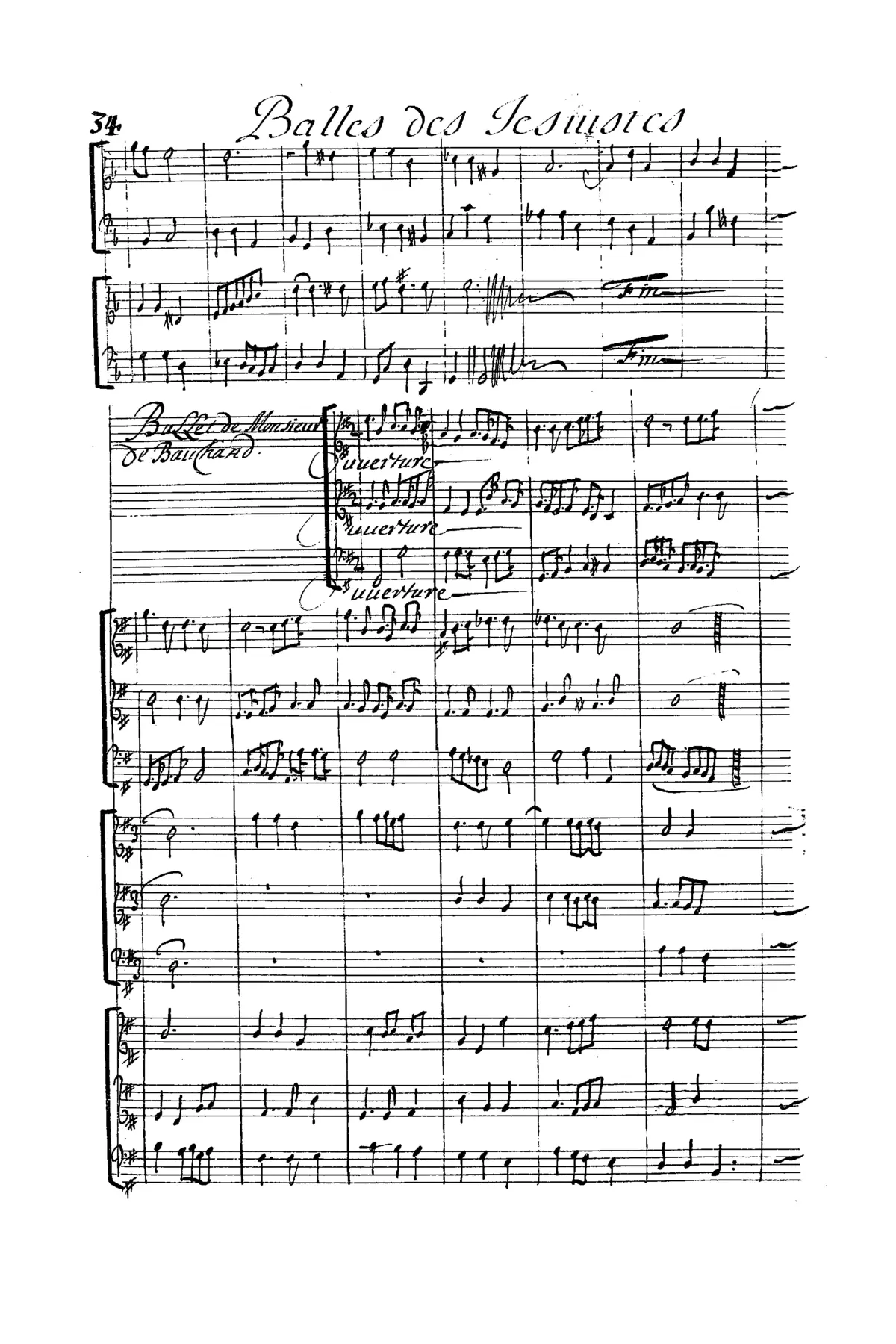 3 Ballets en sol - Page 1