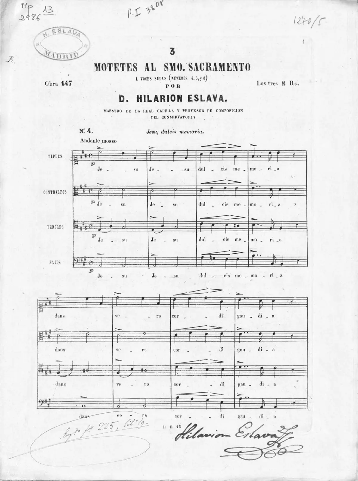 3 Motetes - Page 1