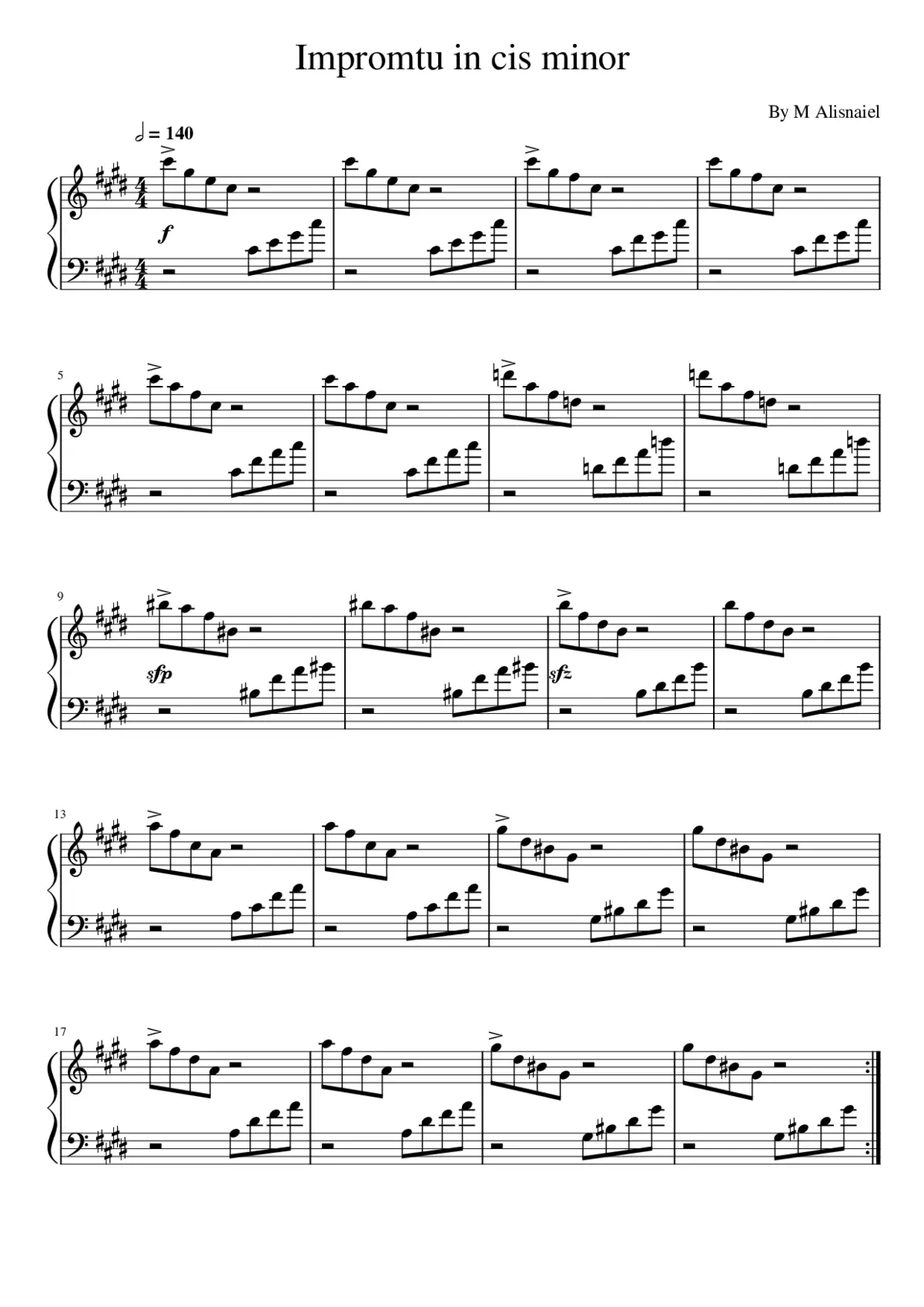 Impromptu ic cis minor - Page 1