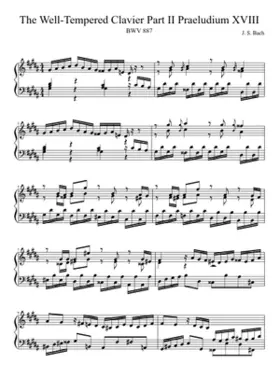 Prelude and Fugue in G-sharp minor BWV 887