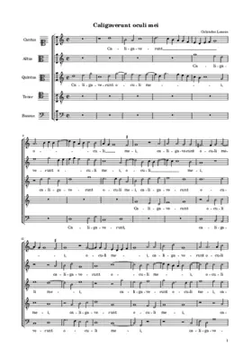 Caligaverunt oculi mei