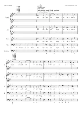 Nicene Creed in E minor