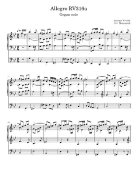 Violin Concerto in G minor RV 316a