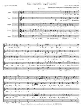 Io mi vivea del mio languir contento