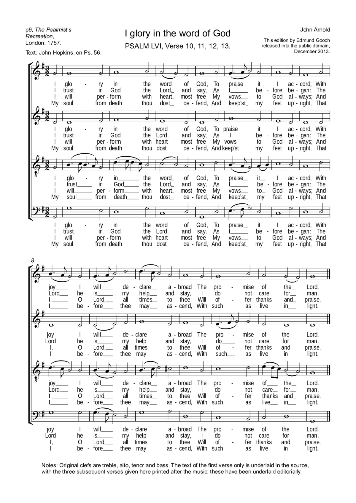 I glory in the word of God - Page 1