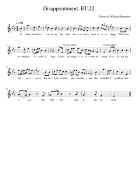 Disappointment. ET.22