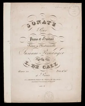 Sonata for Piano and Guitar