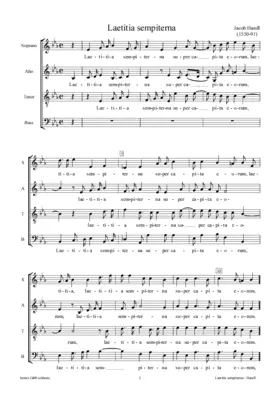 Laetitia sempiterna