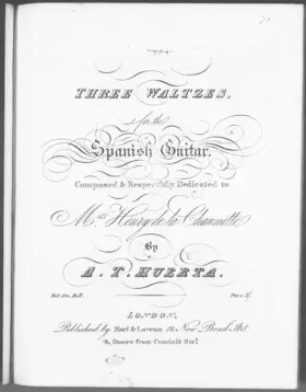 3 Waltzes for the Spanish Guitar