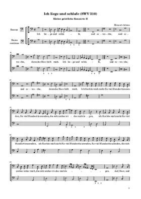 Ich liege und schlafe, SWV 310