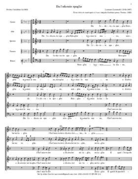 Da l'odorate spoglie